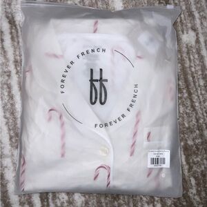 Forever French Candy Cane Pajama Set